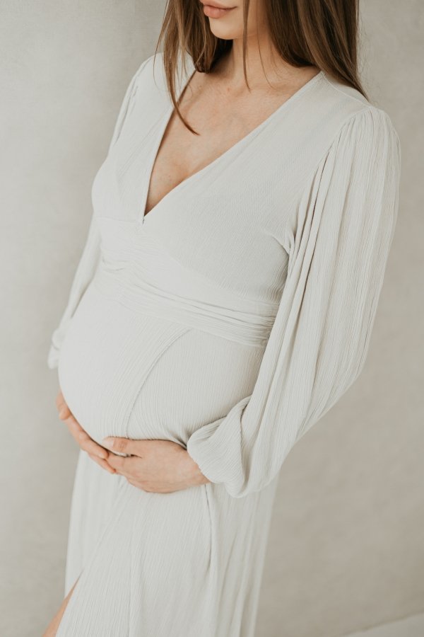 Hera Split Dress - Sand