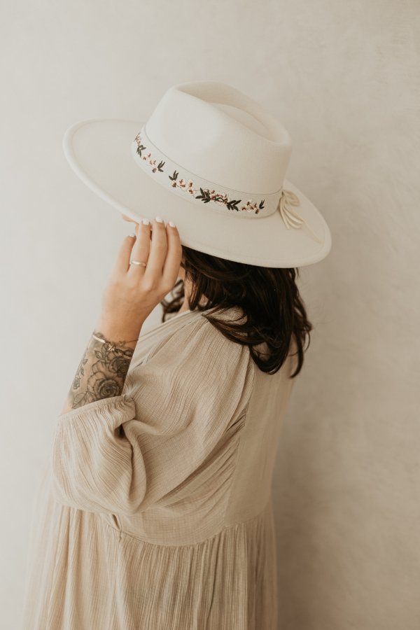 Flora Hat - Creme