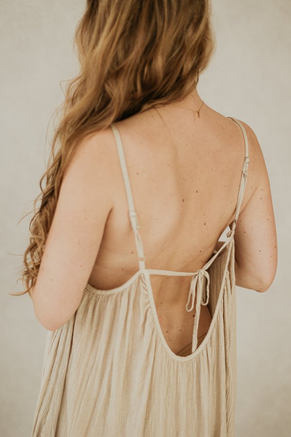 Gaia Dress - Taupe