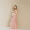 Iris Fairytale Ruffle Maxi Skirt - Blush Pink
