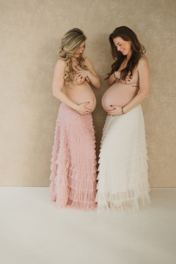 Iris Fairytale Ruffle Maxi Skirt - Blush Pink