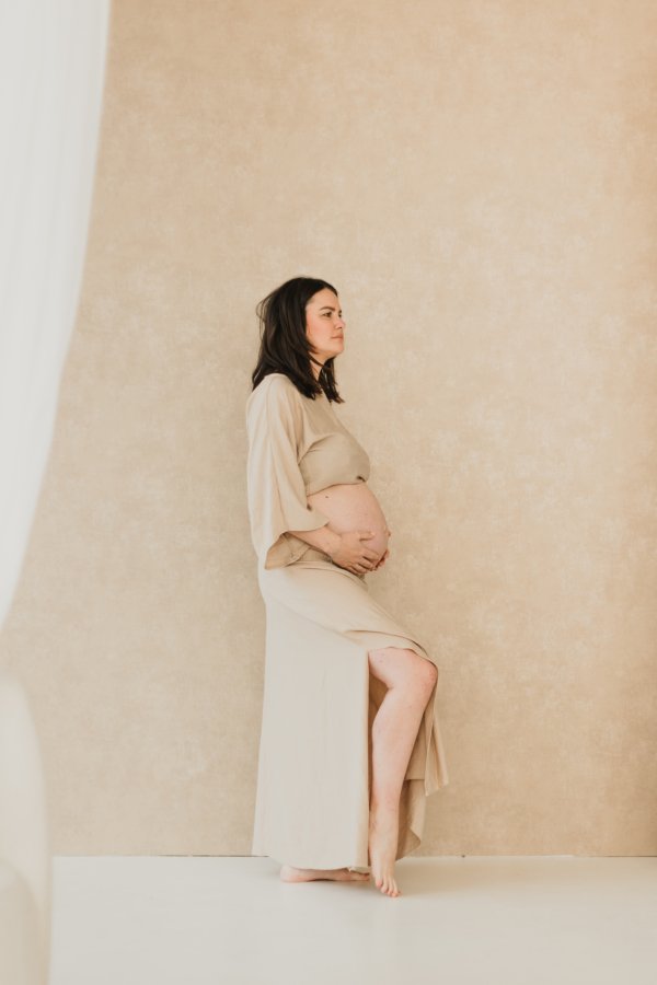 Abaia Skirt + Top Set - Beige