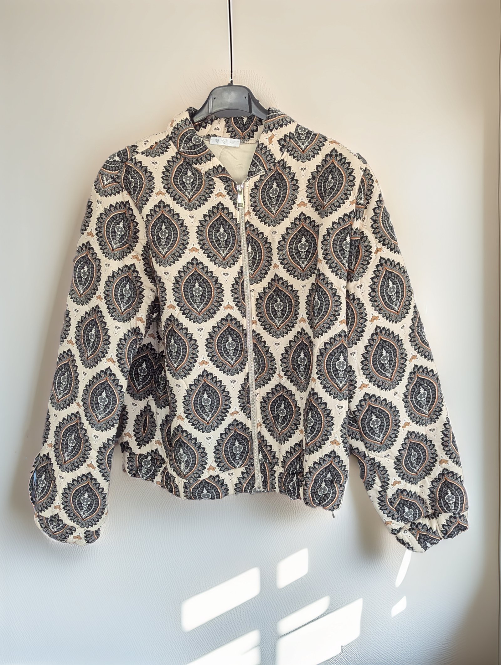 Zwart Viral Bomberjacket Met print