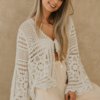 Bali Crochet Vest - Crème