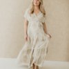 Dionysus Boho Maxi Jurk - Beige