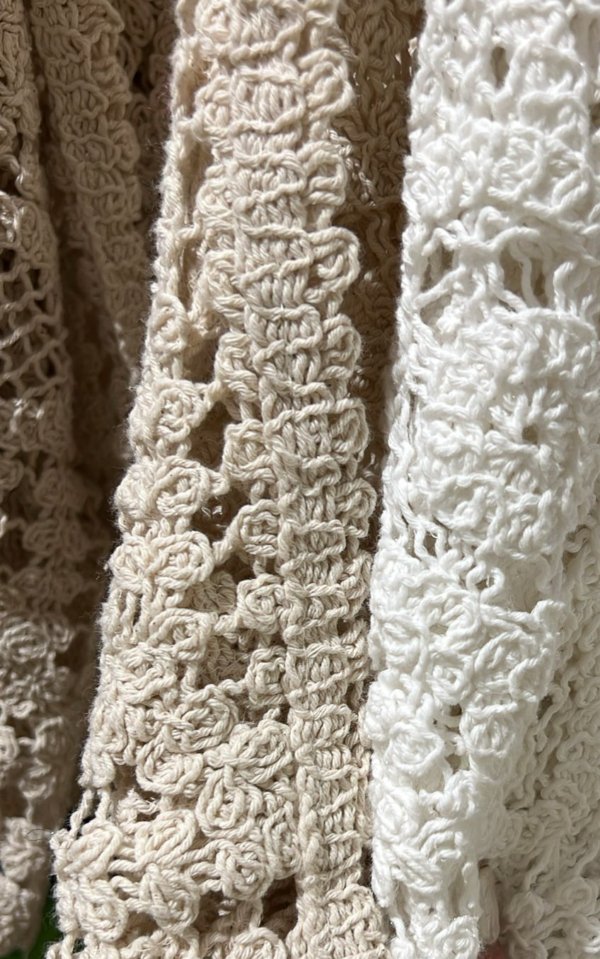 Bali Crochet Vest - Crème