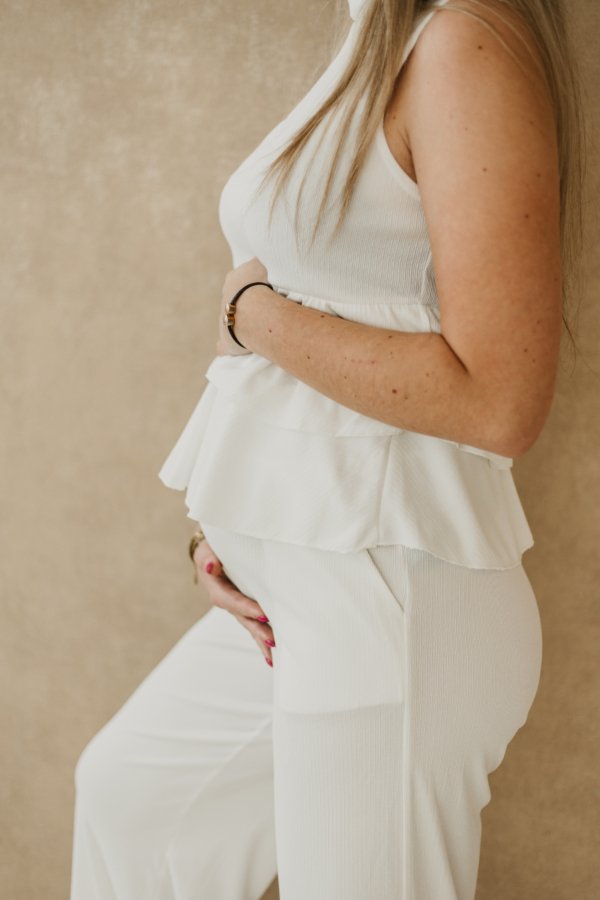 THE RUFFLE SUIT - White