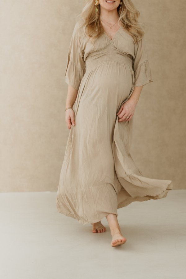 Arvida Maxi Dress - Beige