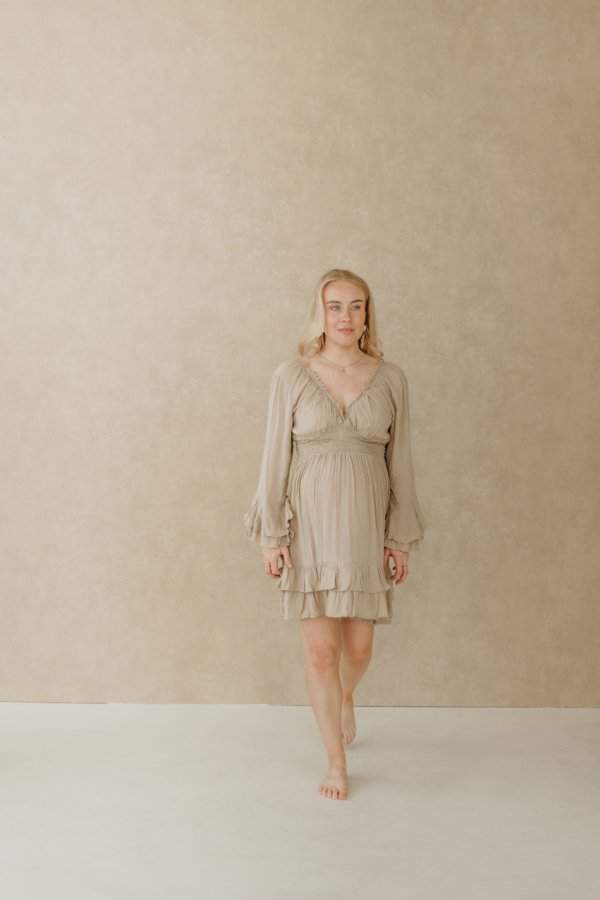 Arvida Dress - Beige