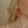 Bellona Mermaid Vibes Earrings - Gold Pink