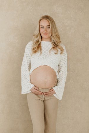 Witte Crochet Top