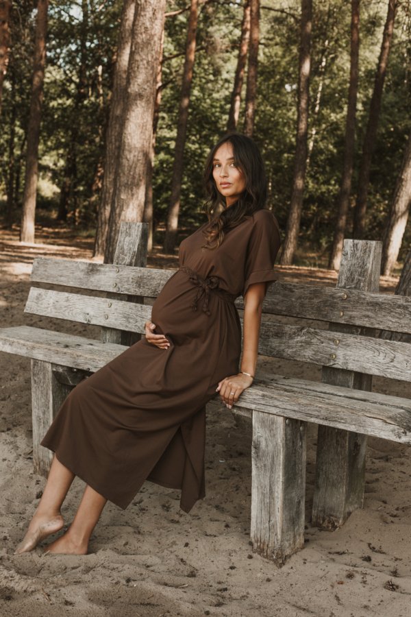 Carma Comfi Dress - Brown