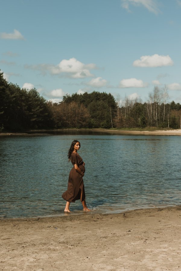 Carma Comfi Dress - Brown