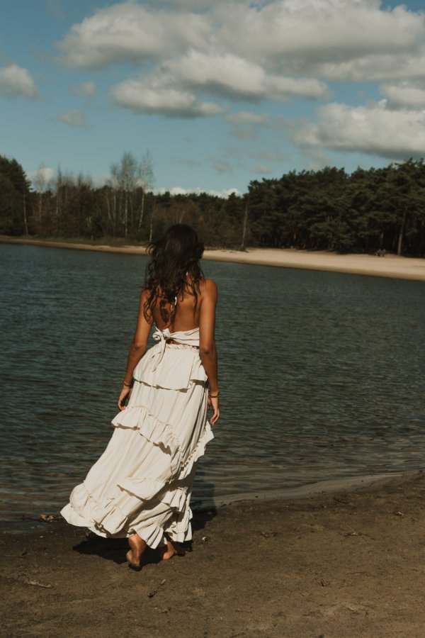 Chelsey Mermaid Dress - Rust