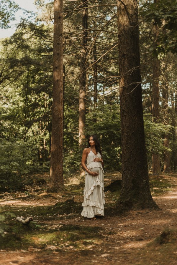 Chelsey Mermaid Dress - Beige