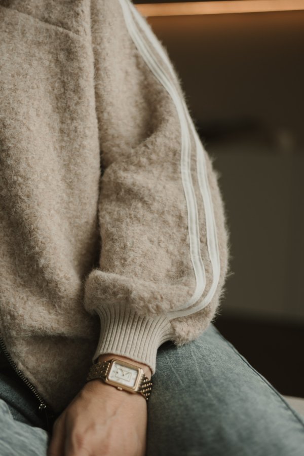 Teddy Sporty Bomber - Beige