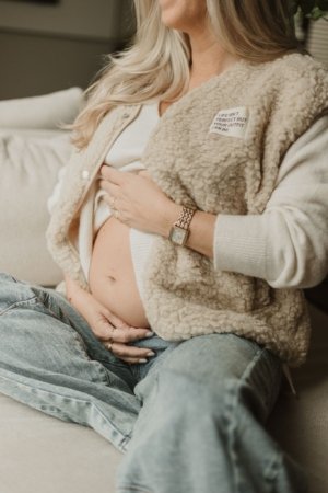 Ceto Vintage Teddy Gilet - Beige