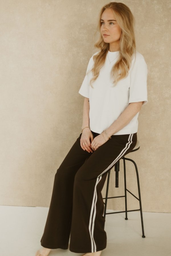 Banba Stripe Pantalon - Brown