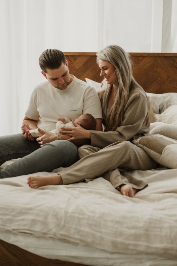 Brigit Striped Suit - Taupe