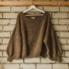 Luna Oversized Sweater - Brown